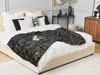 BELIANI Tagesdecke Schwarz 150 x 200 cm Marmor-Design Gold Produktbild-Vorschau 2