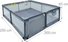 Relaxdays Laufstall Baby, 200 x 200 cm, Laufgitter, 50 Produktbild-Vorschau 4