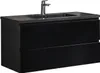 Mobile da bagno Angela 100cm Nero Opaco con Lavello Nero - Anteprima dell’immagine prodotto 1