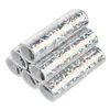 KarneLux Luftschlangen Silber Glitzer Metallic - 6er Pack Produktbild-Vorschau 2