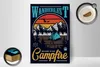 Holzschild Camping 20x30cm Wanderlust Campfire Outdoor Produktbild-Vorschau 2