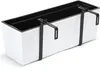 Ratanový balkonový květináč s háčky šedá 19 x 56 x 19,5 cm Náhled obrázku produktu 5