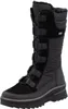 A black winter boot is shown against a white background. Produktbild-Vorschau