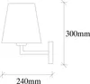 Opviq, Profile - 4651, applique, oro, metallo, 18 x 24 x 30 Anteprima dell’immagine prodotto 3