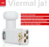 Quad-LNB LQP-04H 0,1dB,40mm-feed Voir les images du produit 10