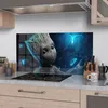DEQORI Küchenrückwand Glas 100x50 cm 'Niedlicher Baby Produktbild-Vorschau 2