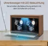 Olvy Uhrenbeweger für 6 Uhren, LED-Beleuchtung, Watchwinder Produktbild-Vorschau 5