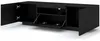 Mobile TV Aura 150 cm Tappetino nero con LED Mobile sospeso Anteprima dell’immagine prodotto 2