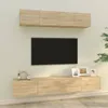 vidaXL 4-tlg. TV-Schrank-Set Sonoma-Eiche Holzwerkstoff -  Produktbild-Vorschau 2