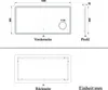 AICA LED Wandspiegel 120x60cm Touch/Wandschalter Produktbild-Vorschau 8