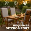 Pillows24 Sitzkissen Stuhl Outdoor - 120x50x8 cm / Pflaume Produktbild-Vorschau 3