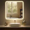 Specchio da bagno a LED 80 x 80 cm - Specchio da parete - Anteprima dell’immagine prodotto 1