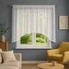 NOW-ART Scheibengardine Voile Weiß 200x150 cm – 1 Stück - Produktbild-Vorschau 3