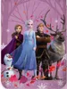 Characters from Disney's Frozen are depicted in a forest setting with falling leaves. Produktbild-Vorschau