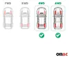 2016-2024 Toyota C-HR vloermatten, TPE, zwart, 4-delig Productafbeelding-voorbeeld 14