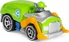 A toy garbage truck with a dog character in the driver's seat. Produktbild-Vorschau