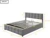OKWISH Lit Coffre 180x200 cm - Lit Hydraulique avec Voir les images du produit 4