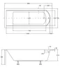 Badewanne Rechteck Set 5in1 170x70 mit Premium Produktbild-Vorschau 15