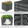 Plate-bande surélevée SALVIA galvanisée, différentes Voir les images du produit 4