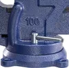 Schraubstock 360° drehbar mit Amboss - 125 mm Produktbild-Vorschau 8