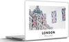 MuchoWow® Laptop Aufkleber Sticker Cover England - London - Produktbild-Vorschau 1