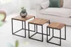 riess-ambiente sada 3 príručných stolíkov ELEMENTS 40cm Náhľad obrázku produktu 2