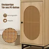 Szafka do przechowywania COSTWAY z rattanu PE, szafka Podgląd zdjęcia produktu 6
