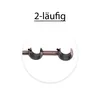 MDEKOR Wandträger 2-läufig Kupfer R Wandhalter mit Produktbild-Vorschau 5