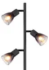 Stehleuchte, Metall, rauchfarben, 3 Flammig, E14, H 161 cm Produktbild-Vorschau 8