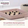 Fackelmann 26566, Štvorec, Nerezová oceľ, Ružová Náhľad obrázku produktu 4