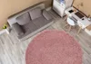 Tappeto SOFFI cerchio shaggy 5cm rosa rosa ruota 120 cm Anteprima dell’immagine prodotto 4