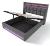 Hochwertiges Polsterbett 160x200cm mit USB und LED Produktbild-Vorschau 17