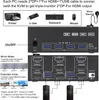 Přepínač KVM USB 3.0, dva vstupy, tři výstupy, tři Náhled obrázku produktu 8