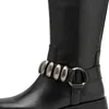 Tamaris Damen Elegante Stiefel Biker Vegan 1-25534-45 Produktbild-Vorschau 3