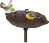 Relaxdays Gusseisen Vogeltränke zum Stecken, mit Erdspieß, Produktbild-Vorschau 1
