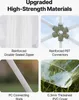 A collage of four close-up images highlighting the materials and construction of a garden dome. Anteprima dell’immagine prodotto