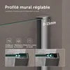 doporro Paroi de Douche à L'italienne Transparent 120cm Voir les images du produit 2