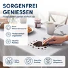 Leinen Tischdecke 90x90cm eckig weiss Produktbild-Vorschau 2