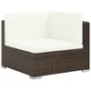 The Living Store 6-tlg. Garten-Lounge-Set mit Auflagen Poly Produktbild-Vorschau 3