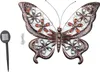 A decorative solar-powered butterfly garden light. Produktbild-Vorschau