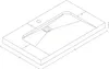 Badmöbel Marmor Carrara White YAMO 75 cm 1 Hahnloch Produktbild-Vorschau 6