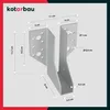 KOTARBAU® Sada 25 patek na trámy 25 x 117 mm Dřevěné Náhled obrázku produktu 3