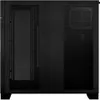 A black Lian Li O11 Dynamic EVO XL big-tower computer case with tempered glass panels. Voir les images du produit
