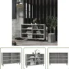 The Living Store Sideboard Betongrau 103,5x35x70 cm Produktbild-Vorschau 1