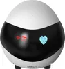 A white and black robot with a camera lens and illuminated icons on its front. Náhled obrázku produktu