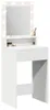 vidaXL Toaletka z półką biała 50 x 41 x 135 cm materiał Podgląd zdjęcia produktu 3