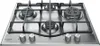 A stainless steel gas hob with four burners and control knobs. Podgląd zdjęcia produktu