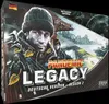 The image shows the front of a board game box, depicting a post-apocalyptic scene with characters and city elements. Produktbild-Vorschau