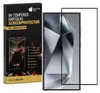 A product box and a screen protector for a smartphone. Produktbild-Vorschau