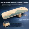 FunLife Balance Board en bois de bouleau avec roulette Voir les images du produit 3
